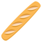 Baguette Bread emoji on Emojione